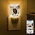 cheap Plug-in Night Light-Personalized Light Up Photo Plug-in Night Lights with Sensor Auto Dusk-to-Dawn Sensor Night Lamp  for Family Mother Grandma Bedroom Bathroom Hallway