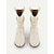 abordables Cowboy y botas occidentales-Botas vaqueras de gamuza color crema con tacón bajo y estilo western para mujer, ideales para uso informal