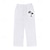 economico retrò-Per uomo Pantaloni di lino Pantaloni Pantaloni estivi A cordoncino Vita elastica Gamba dritta Albero di cocco Comfort Traspirante Lunghezza intera Esterno Informale Giornaliero Di tendenza Retr