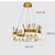 billige Ring &amp; Rund Design-krystalstang led lysekrone post moderne pendel lysarmatur luksus moderne krystal led lysekrone 60cm 110-240v