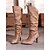 baratos Botas Slouch-botas femininas de cano alto, prateadas e largas – botas estilosas de bico fino com salto agulha para um visual moderno