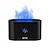 cheap Humidifiers &amp; Dehumidifiers-Household Air Humidifier Diffuser With remote control Ultrasonic 3D Flowing light Air Purifier Aromatherapy Flame Aroma Diffuser