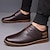 economico Semi-formale-scarpe casual da uomo in similpelle oxford blu navy con design allacciato, comode ed eleganti per l&#039;uso quotidiano