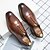 billige Formel-klassiske brune oxford-sko til mænd med brogue-detaljer - elegant formelt fodtøj til forretning og begivenheder
