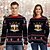 baratos Coleção de Impressões Engraçadas de Natal-Papai Noel Rena Cerveja Pullover Moletom engraçado de natal 3D Natal Engraçado Para Casal Homens Mulheres Adulto Natal Carnaval Impressão 3D Festa Festival