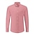 voordelige oxford-overhemden voor heren-Voor heren Overhemd Button-down overhemd Oxford overhemd Grafische prints Bruiloft Feest Licht Roze Licht Blauw Zwart Wit Lange mouw Vierkante hals Alle seizoenen Kleding Zak