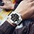 abordables Montres numériques-SANDA Hommes Montre Digitale Extérieur Sportif Mode Montre Bracelet Lumineux Chronomètre Fonction réveille Calendrier PUT Suivre