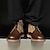 baratos Botas de cano curto-botins masculinos de dois tons com cadarço | design em couro sintético e camurça para uso casual e ao ar livre
