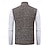preiswerte Herren Strickjacke-Herren Kleid Pullover Strickjacke Reißverschluss-Pullover Strickpullover Gerippt Stricken Normale Oberteile Reißverschluss Seitentaschen Einfarbig Mode Klassisch Alltagskleidung Date Bekleidung