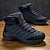 cheap Hiking Boots-Men&#039;s Quilted Hiking Boots - Lightweight, Waterproof, Non-Slip Sole, High-Top Design, Ideal for Outdoor Adventures