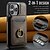 preiswerte Handyhülle für iPhone-Handy Hülle Handyhüllen Für iPhone 16 15 14 Pro Max Plus iPhone 13 12 Pro Max Rückseite Mit Ständer Magnetisch Unterstützt kabelloses Laden Retro TPU PU-Leder