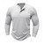billiga Casual Henley T-shirt-Herr T-shirt Henleytröja Ensfärgat Henley Vanligt Utomhus Casual Långärmad Knappar Kläder 100 % bomull Stickat Dagligen