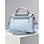 abordables Bolsos de mano y tote-Elegante bolso bandolera beige para mujer: diseño de monograma de lujo con colgante de corazón y asa superior