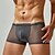 preiswerte Boxershorts für Herren-Herren 1 pc Unterwäsche Boxer Boxer-Shorts Patchwork Chinlon Atmungsaktiv Weich Komfortabel Farbblock Mittlere Hüfthöhe Schwarz Weiß