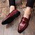 billiga Halvformell-blå och röda krokodilpräglade loafers i konstläder för män – elegant slip-on design med metallaccent för högtidlig klädsel och affärskläder