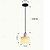 economico Luci a sospensione-lampada a sospensione creativa wabi-sabi in marmo alabastro altezza regolabile con base e27 lampada a sospensione 110-240v 14cm