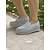 billiga Lätta damskor-slip-on loafers i mocka för kvinnor med plattformssula – bekväma vardagsskor med halkfritt grepp