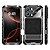 economico Cover per iPhone-telefono Custodia Per iPhone 16 15 14 Pro Max Plus Copertura Posteriore con Supporto Resistente agli urti Retrò Metallo Silicone