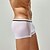 preiswerte Boxershorts für Herren-Herren 1 pc Unterwäsche Boxer Boxer-Shorts Patchwork Chinlon Atmungsaktiv Weich Komfortabel Farbblock Mittlere Hüfthöhe Schwarz Weiß