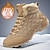 cheap Hiking Boots-Men&#039;s Quilted Hiking Boots - Lightweight, Waterproof, Non-Slip Sole, High-Top Design, Ideal for Outdoor Adventures