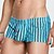 economico Boxer da uomo-Per uomo 1 pc Boxer Vita elastica 50% cotone Traspirante Morbido Comodo A quadri Color Block A vita bassa Bianco Giallo