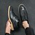 billiga Formell-brogue oxford skor för män med vintage texturerat konstläder | formell och avslappnad stil