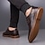 economico Semi-formale-scarpe casual da uomo in similpelle oxford blu navy con design allacciato, comode ed eleganti per l&#039;uso quotidiano