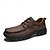 economico Slip-ons e mocassini da uomo-scarpe da trekking da uomo in similpelle in stile vintage con chiusura a lacci e suola robusta, comode e resistenti, perfette per le attività all&#039;aperto