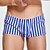 economico Boxer da uomo-Per uomo 1 pc Boxer Vita elastica 50% cotone Traspirante Morbido Comodo A quadri Color Block A vita bassa Bianco Giallo