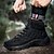 cheap Hiking Boots-Men&#039;s Quilted Hiking Boots - Lightweight, Waterproof, Non-Slip Sole, High-Top Design, Ideal for Outdoor Adventures