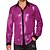 abordables Tapas-Retro Antiguo Años 70 Años 80 Camisas Disco Metálico Brillante Disfraz Hombre Disfraz de carnaval Víspera de Todos los Santos Carnaval Rendimiento Fiesta Discoteca Adulto Camisas