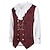 abordables Hauts-Rococo Victorienne Steampunk Costume de fête Veste Vampire Noble Déguisement Homme Royal Halloween Carnaval Performance Soirée LARP Adultes Haut
