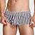 economico Boxer da uomo-Per uomo 1 pc Boxer Vita elastica 50% cotone Traspirante Morbido Comodo A quadri Color Block A vita bassa Bianco Giallo