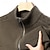 voordelige Heren Elite Truien &amp; Cardigans-Voor heren Kasjmier Trui met rits breien Effen Kleur Coltrui Kerstmis Gebreid School Kerstmis Kleding Herfst Winter Zwart Bruin S M L
