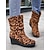 abordables Botas holgadas-Botines de ante marrón para mujer: cómodos tacones de cuña con diseño holgado, ideales para usar en otoño e invierno.