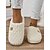 preiswerte Damenslipper &amp; Flip-Flops-Kuschelige Fleece-Hausschuhe für Damen mit süßer Bärenstickerei – warme Hausschuhe für den Winterkomfort