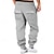 economico Carico-Per uomo Pantaloni sportivi Pantaloni della tuta Pareggiatore Pantaloni Pantaloni della tuta cargo Tasche A cordoncino Vita elastica Liscio Comfort Sportivo Giornaliero Di tendenza Informale Nero