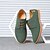 abordables Semi-formel-chaussures oxford décontractées en daim vert pour hommes – modèle à lacets avec semelle contrastante, chaussures confortables au quotidien pour un style décontracté et élégant