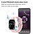 economico Braccialetti intelligenti-696 HK26 Orologio intelligente 2.04 pollice Intelligente Bracciale Bluetooth Pedometro Avviso di chiamata Monitoraggio del sonno Compatibile con Android iOS Da donna Chiamate in vivavoce Promemoria