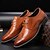 ieftine Formal-pantofi de rochie oxford brogue maro clasici pentru bărbați – încălțăminte formală cu șireturi din piele artificială pentru birou și evenimente