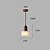 economico Luci a sospensione-lampada a sospensione moderna in marmo e pietra, lampada a sospensione in legno e alabastro, stile fattoria di metà secolo, 85-265 V, 17 cm
