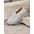 billiga Lätta damskor-slip-on loafers i mocka för kvinnor med plattformssula – bekväma vardagsskor med halkfritt grepp