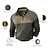 economico T-shirt in maglia waffle-Per uomo Camicia a nido d&#039;ape Maglietta Maglia Mezza Zip Camicia a Maniche Lunghe Manica Lunga Zip a un quarto Primavera &amp; Autunno Blocco di colori Moda Designer Essenziale Patchwork Vacanza