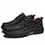economico Slip-ons e mocassini da uomo-scarpe da trekking da uomo in similpelle in stile vintage con chiusura a lacci e suola robusta, comode e resistenti, perfette per le attività all&#039;aperto