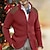 economico Maglioni Cardigan da uomo-Per uomo Cardigan Maglione Cardigan grosso Maglioni di Natale A coste Maglia Corto Abbottonare Tasche laterali Liscio Colletto alla coreana Top caldi Contemporaneo moderno Informale Da tutti i giorni