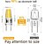 رخيصةأون أضواء LED ثنائي الدبوس-10 قطع من مصابيح LED G8 القابلة للتعتيم، 3 وات 20 مصباح LED سيليكون بديل لثريات الهالوجين 120 فولت