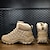 cheap Hiking Boots-Men&#039;s Quilted Hiking Boots - Lightweight, Waterproof, Non-Slip Sole, High-Top Design, Ideal for Outdoor Adventures