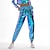 cheap 1980s-1980s Hip Hop Shiny Metallic Pants Jogger Pants Carnival Costume Women&#039;s Color Block Carnival Mardi Gras Performance Party Street Dance Adults&#039; Pants