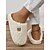 preiswerte Damenslipper &amp; Flip-Flops-Kuschelige Fleece-Hausschuhe für Damen mit süßer Bärenstickerei – warme Hausschuhe für den Winterkomfort