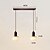 economico Luci a sospensione-lampada a sospensione moderna in marmo e pietra, lampada a sospensione in legno e alabastro, stile fattoria di metà secolo, 85-265 V, 17 cm